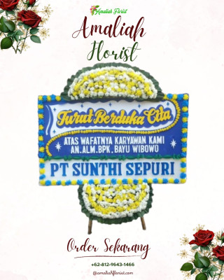 Papan Bunga Duka di Lengkong Gudang